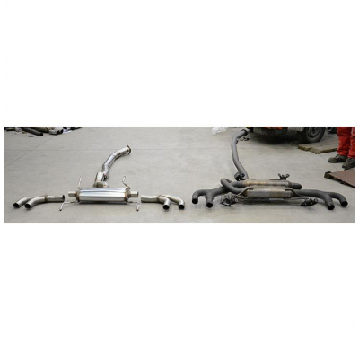 Escape Trasero Derecho-Izquierdo "Racing" - Nissan Gt-R "Track Edition" 3.8 V6 Bi-Turbo (570 Cv) 2018 -> Supersprint