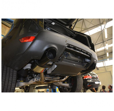 Escape Trasero Izquierdo O120 Negro  - Range Rover Sport 5.0i V8 Supercharged (510 Cv) 2014 -> Supersprint