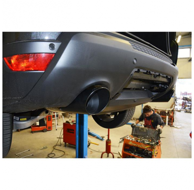 Escape Trasero Izquierdo O120 Negro  - Range Rover Sport 5.0i V8 Supercharged (510 Cv) 2014 -> Supersprint