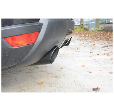 Escape Trasero Izquierdo O120 Negro  - Range Rover Sport 5.0i V8 Supercharged (510 Cv) 2014 -> Supersprint