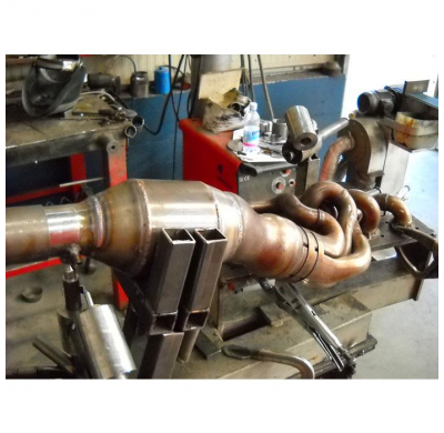 Downpipe + Catalizador Metalico Wrc (Soldar Al Colector Oem)  - Bmw E60 (Sedan) M5 5.0i V10 '05 -> Supersprint