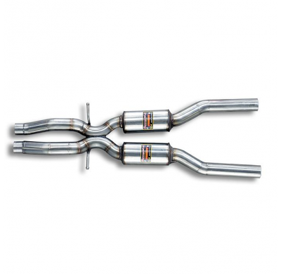 Escape Central + "X - Pipe". - Audi A6 Rs6 Quattro 5.0i Bi - Turbo V10 ' 08 -> Supersprint