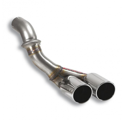 Kit Tubo De Conexión + Cola De Escape Izquierda Oo 90 - Porsche 997 Carrera S 3.8i (355 Cv) '04 -> '08 Supersprint