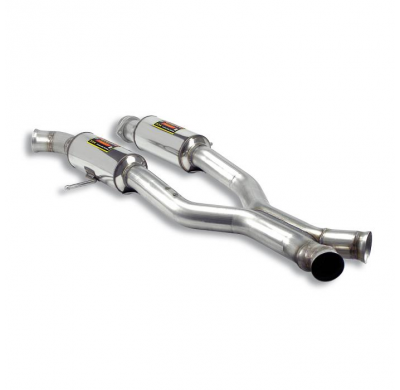 Silencioso Central + "X-Pipe"  - Mercedes W164 Ml63 Amg V8 10th Anniversary (M156 - 510 Cv) 2009 Supersprint