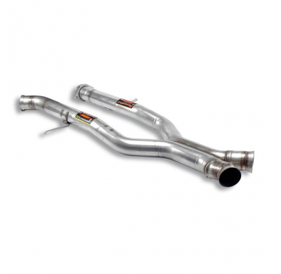 Silencioso Central + "X-Pipe" - Mercedes W164 Ml63 Amg V8 10th Anniversary (M156 - 510 Cv) 2009 Supersprint