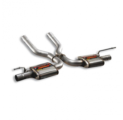 Escape Trasero Derecho + Izquierdo "Racing" - Porsche 957 Cayenne Gts 4.8i V8 (405 Cv) 2008 -> 2010 Supersprint