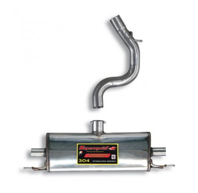 Escape Trasero Derecho-Izquierdo  - Audi Tt Rs Quattro Coupè/Roadster 2.5 Tfsi (340 Cv) 2009 -> 2015 Sistema  ø76mm  Supersp