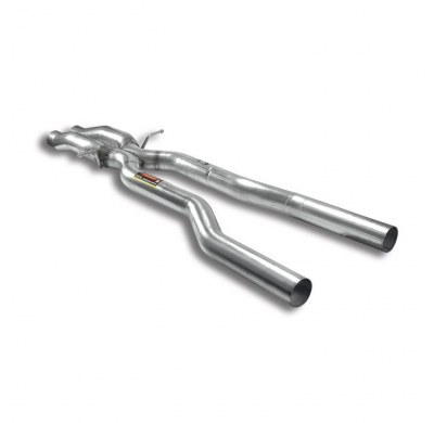 Escape Central + " X-Pipe " - Audi A6 S6 C6 Typ 4f Quattro (Berlina + Avant) 5.2 V10 (430 Cv) '06 -> Supersprint