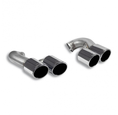 Colas De Escape Kit Derecho Oo100 - Izquierdo Oo100 - Porsche 957 Cayenne Gts 4.8i V8 (405 Cv) 2008 -> 2010 Supersprint