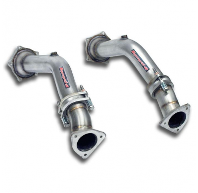 Turbo Downpipe Kit  Derecho-Izquierdo (Reemplaza Pre-Catalizador) - Porsche 958 Cayenne Turbo 4.8i V8 (520 Cv) 2014 -> 2018 Supe