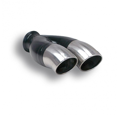 Cola De Escape Oo76-80 "Dsp" Acero Inox - Audi A3 8p 2.0 Tdi (140 Cv) ' 03 ->'13 Supersprint