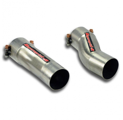 Kit Tubos De Conexión Derecho-Izquierdo Para Escape Central Oem (ø 70mm) - Mercedes W211 E 55 Amg V8 (Sedan + S.W.)  '02 ->