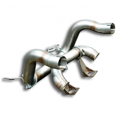 Tubos Traseros De Conexión Derecho-Izquierdo "By-Pass" (Reemplaza Escape Trasero Oem) - Lamborghini Murcielago Lp 640 V12 '0