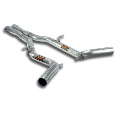 Tubo Central + "X-Pipe" - Mercedes W212 E 63 Amg (M156 6.2i V8 - 525 Cv) (Sedan + S.W.) '09 -> '13 (Cat.-Back) Supersprint