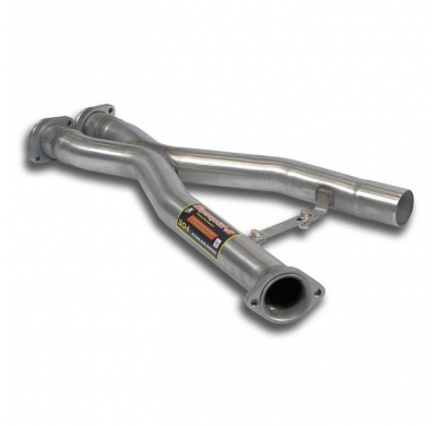 Tubo Central "X-Pipe" (Reemplaza Silencioso Central Oem) - Bmw E31 840i V8 (M60) '93 -> 10/'94 Supersprint