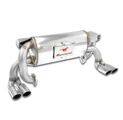 Silencioso Trasero  OO70 Derecho  - OO70 Izquierdo Sistema 100% de acero inoxidable - Sobredimensionado 2 x Ø65 mm FERRARI 512 T