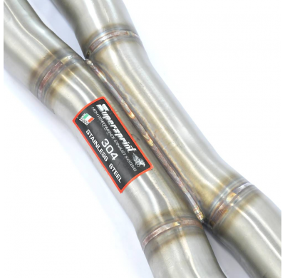 Kit de tubería central "X-Pipe" Sistema "Cat.-back" 100% de acero inoxidable FERRARI 812 GTS 6.5L V12 (800 CV) 2019 -> (con válv