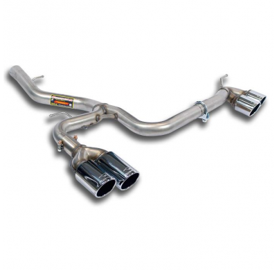 Tubos Traseros Derecho-Izquierdo Oo80 (Anula Silencioso)  - Bmw E88 Cabrio 123d (N47 - 204 Cv) 2007 -> 2013 Supersprint