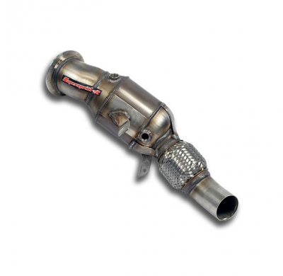 Downpipe + Catalizador Metalico  - Bmw F32 Coupè 428i 2.0t (N20 245 Cv) 2013 -> 2015 (With Valve) Supersprint