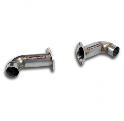 Kit Tubos De Conexión Derecho-Izquierdo (Para Colas De Escape  Oem) - Porsche 997 Turbo (3.8 - 500 Cv) '09 -> Supersprint