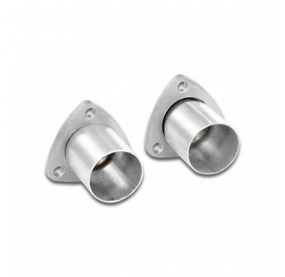 Connecting pipes kit for OEM catalytic Sistema 100% de acero inoxidable, 2 x Ø60 mm - Solo kit completo MORGAN AERO 8 "Superspor