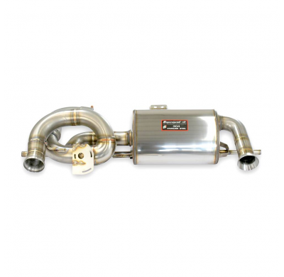 Rear exhaust "Race" right - left con válvula Sistema "Cat.-back" 100% de acero inoxidable LOTUS EMIRA 2.0i Turbo (366 CV) 2023 -