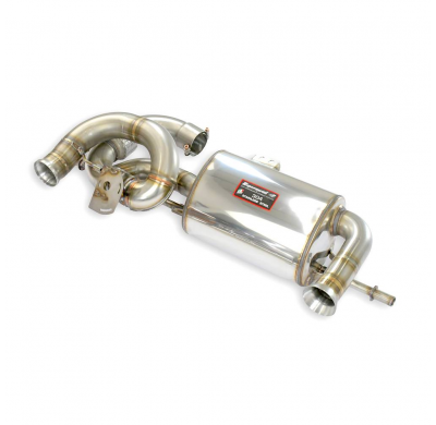 Rear exhaust "Race" right - left con válvula Sistema "Cat.-back" 100% de acero inoxidable LOTUS EMIRA 2.0i Turbo (366 CV) 2023 -