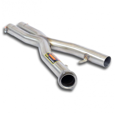 Tubo Central "X" (Reemplaza Escape Central Oem)  - Bmw E31 850 Csi V12 (S70) '92 -> '97 Supersprint