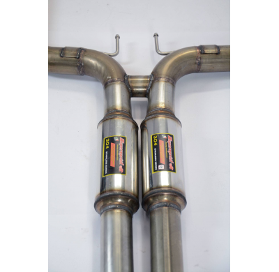 Escape Central Derecho-Izquierdo "H-Pipe" - Maserati Ghibli S Q4 3.0i V6 (430 Cv) 2018 -> (With Valve) Supersprint