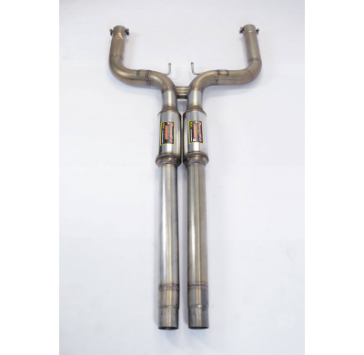 Escape Central Derecho-Izquierdo "H-Pipe" - Maserati Ghibli S Q4 3.0i V6 (430 Cv) 2018 -> (With Valve) Supersprint