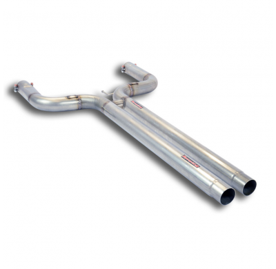 Kit Tubos Centrales Derecho-Izquierdo "H-Pipe" - Maserati Ghibli S Q4 3.0i V6 (410 Cv) 2013 -> 2017 (With Valve) Supersprint