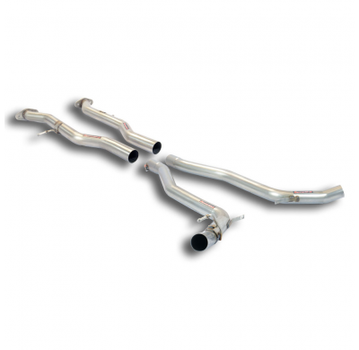 Tubo Central Derecho - Izquierdo  - Jeep Grand Cherokee Srt8 (6.4i V8 - 468 Cv) 2012 -> (With Valve) Supersprint