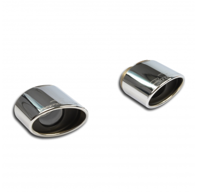 Kit Colas De Escape Derecha-Izquierda 150x105 - Jeep Grand Cherokee Srt8 (6.4i V8 - 468 Cv) 2012 -> (With Valve) Supersprint