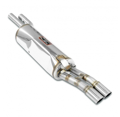 Rear exhaust OO60(right side exit) Sistema silencioso doble, 2 x Ø50mm Solo sistema completo BMW E24 630 CS (M30) '75 -> '79 Rea