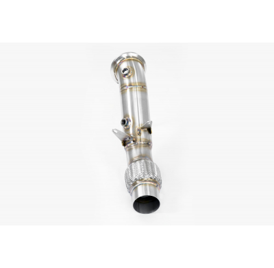 Downpipe  (Reemplaza catalizador) Sistema 100% de acero inoxidable - Bajante con conexión deslizante de Ø80 mm BMW G30 520i 2.0T