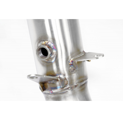 Downpipe  (Reemplaza catalizador) Sistema 100% de acero inoxidable - Bajante con conexión deslizante de Ø80 mm BMW G30 520i 2.0T