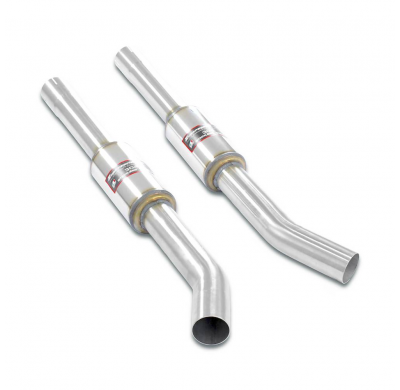 Tubo central derecho - izquierdo Sistema "Cat.-back" 100% de acero inoxidable - Solo kit completo BMW G05 X5 40i sDrive (USA Mod