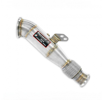 Downpipe (Substitucion catalizador ) Sistema 100% de acero inoxidable - Bajante con conexión mediante abrazadera en V. BMW G12 7