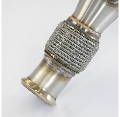 Downpipe + catalizador metalico 200CPSI Sistema 100% de acero inoxidable - Bajante con conexión mediante abrazadera en V. BMW G1