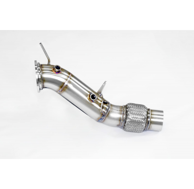 Tubo de escape descendente (sustituye al convertidor catalítico) Sistema 100% de acero inoxidable - Downpipe con conexión tipo "