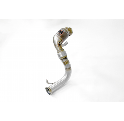 Tubo de bajada + convertidor catalítico metálico derecho Kit de tubo de bajada 100% acero inoxidable BMW G05 X5 50i xDrive (4.4L