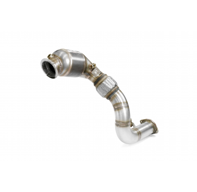 Tubo de escape descendente + convertidor catalítico metálico izquierdo Kit de tubo de bajada 100% acero inoxidable BMW G05 X5 50