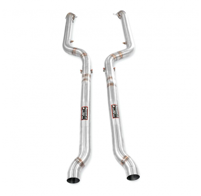 Front pipes right - leftDeletes tertiary catalytics and OPF Sistema 100% de acero inoxidable (elimina los catalizadores terciari