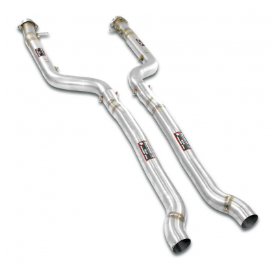 Front pipes right - leftDeletes tertiary catalytics and OPF Sistema 100% de acero inoxidable (elimina los catalizadores terciari