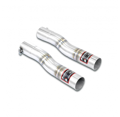kit tubos de conexión Derecho-Izquierdo Sistema "J-Pipe" - (Sección transversal de 100 mm - Curvado con mandril) - Elimina el ca