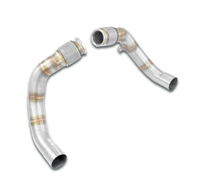 Downpipe kit Right - Left(Replaces the secondary catalytic) Kit de tubo de bajada inferior derecho + izquierdo BMW F92 M8 Coupè