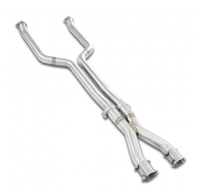 Front pipes kit Right - Left + "X-Pipe"Deletes tertiary catalytics Kit de tubos delanteros Derecho - Izquierdo - (Eliminar silen