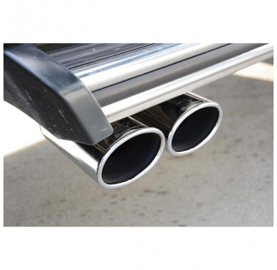 Escape Trasero Derecho 120x80 "Racing" - Mercedes W463 (2-Puertas) G 500 V8 (M113 3v Motor) 1998 -> 2008 Supersprint