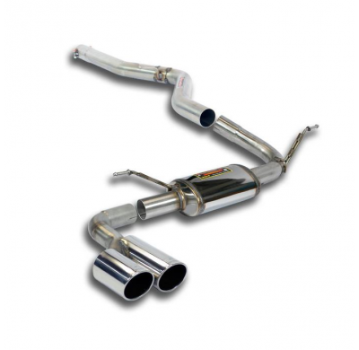 Tubo De Conexion + Escape Trasero Oo80 - Bmw F30 / F31 Lci (Sedan-Touring) 320dx (190 Cv) 2015 -> Supersprint