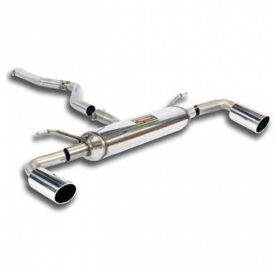 Tubo De Conexion + Escape Trasero Derecho O90- Izquierdo O90 - Bmw F32 Coupè 418d (B47 - 150 Cv) 2014 -> 2016 Supersprint